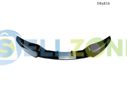 Μαύρο σπόιλερ για μπροστινό προφυλακτήρα BMW 1 E81 E82 E87 E88 2008-2011 - DBa816